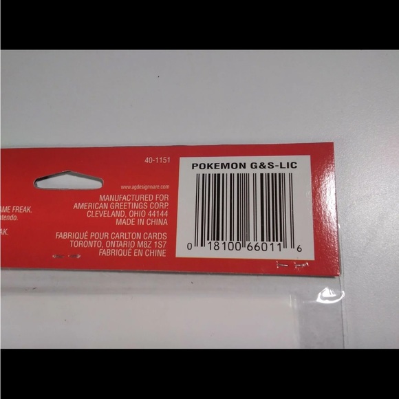 Pokemon Party Gift Bags Set of 8 Vintage 2000 NOS Original American Greet 6.5x9 - Picture 11 of 11